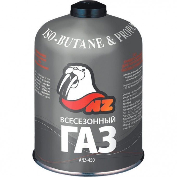 Баллон газовый резьбовой NZ 450 g ANZ-450