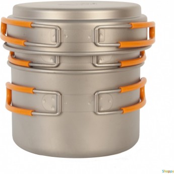 Набор кастрюли с крышкой KOVEA 1200+800 мл NZ Ti Pot Set